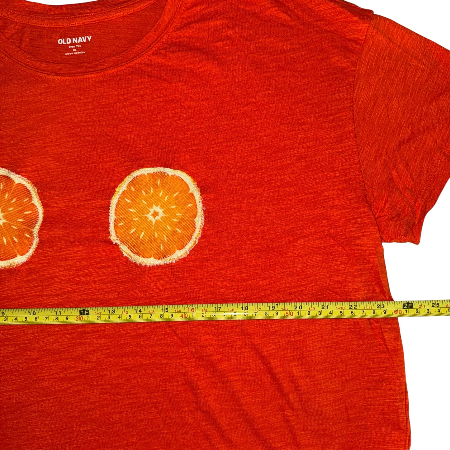 PRIDE - Double Orange Crop Tee (XL)