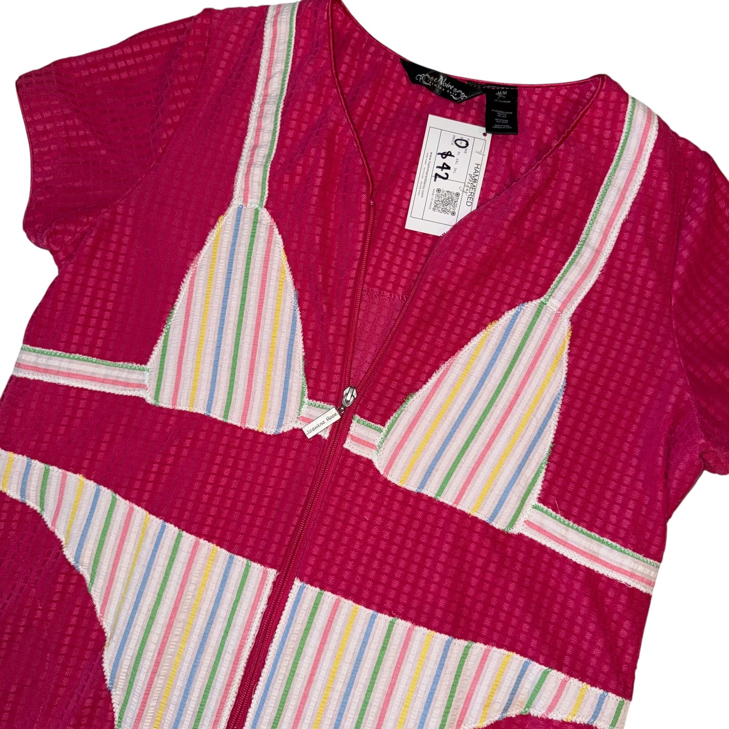 Earthbound - Striped Bikini Cover Up (M)