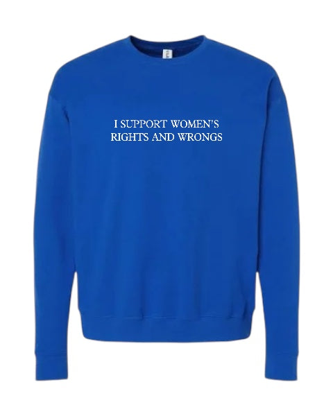 T-SHIRT BAR - Women’s Rights Crew Neck Sweatshirt