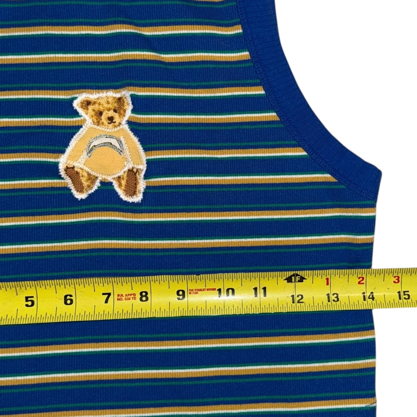 Los Angeles Chargers Upcycled Bear (M/L)