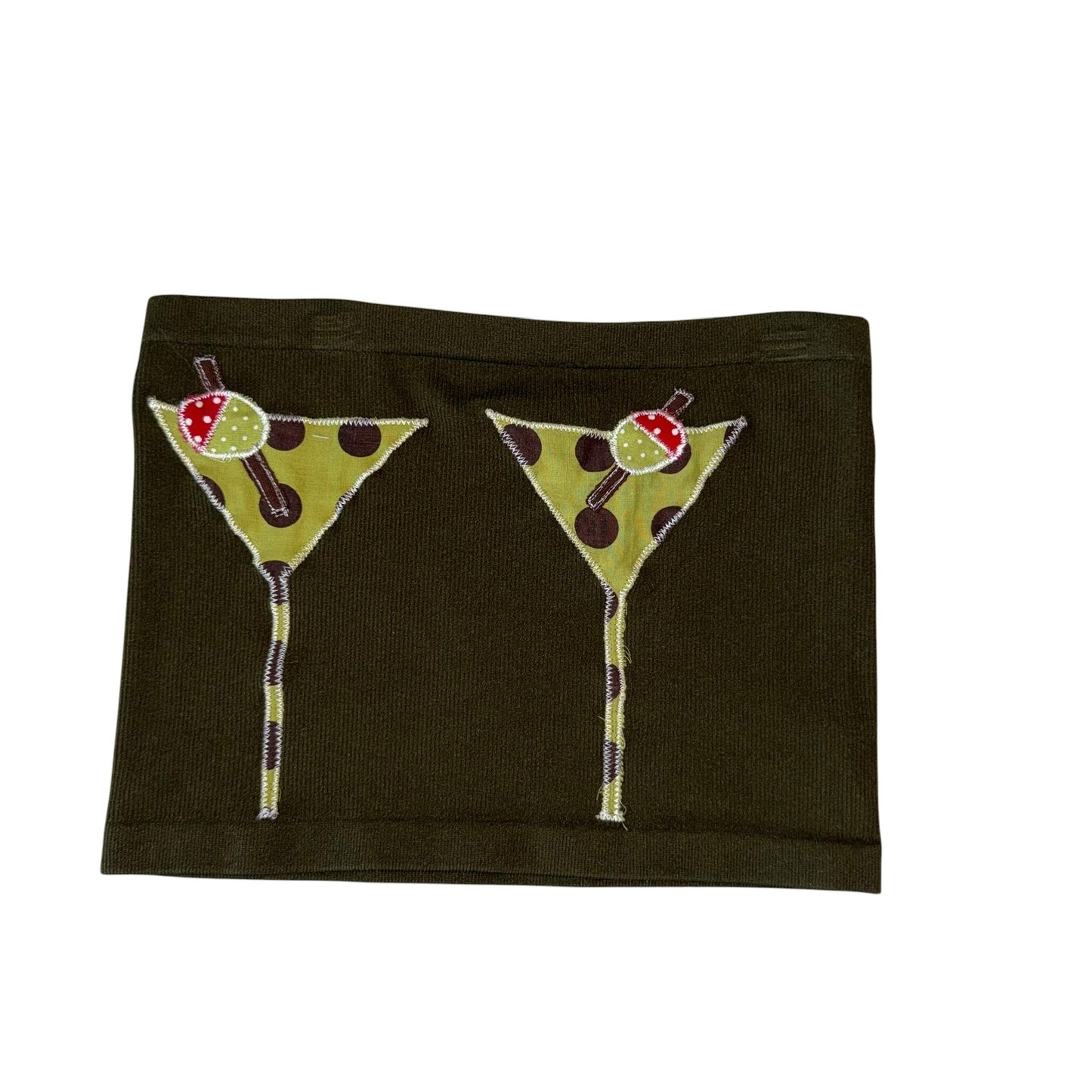 Just a Girl-Y2K Double Martini Top (M/L)