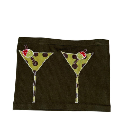 Just a Girl-Y2K Double Martini Top (M/L)