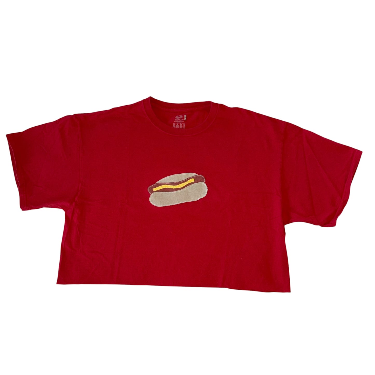 For The Girls, USA - Hot Dog Red Crop (XL)