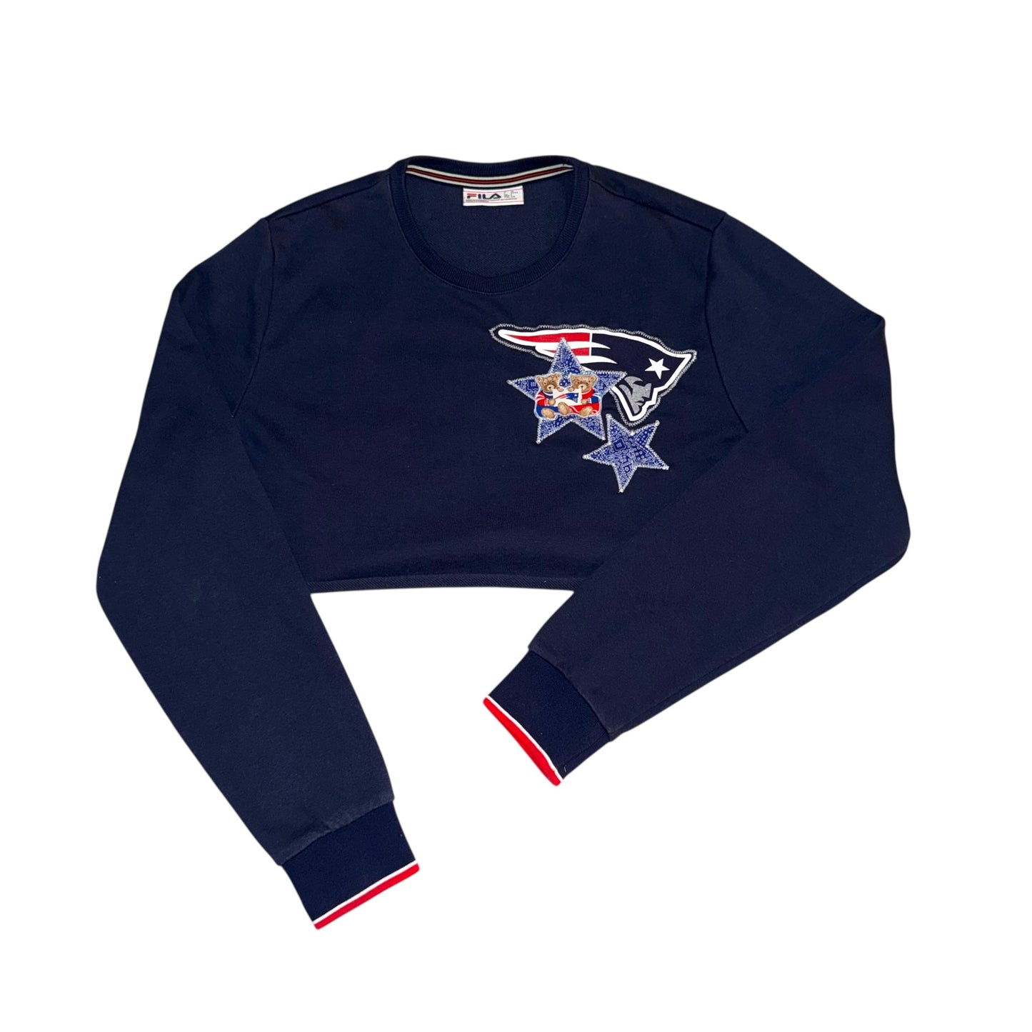 New England Patriots Reworked Bear Crop (L)
