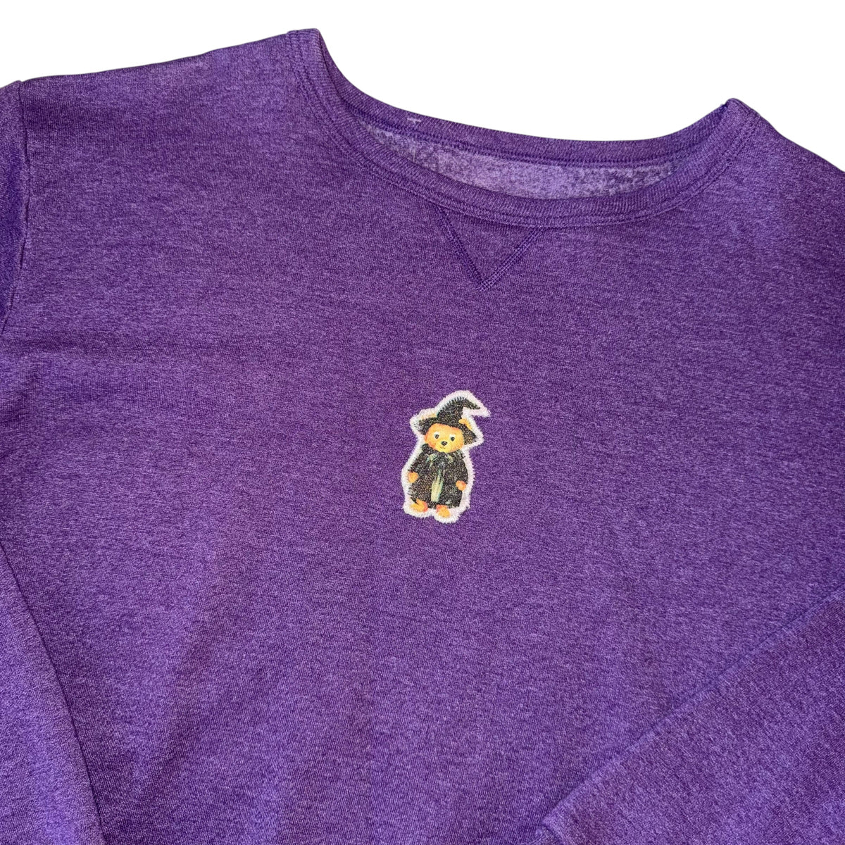 Spooky - Little Witch Bear Purple Pullover  (L/XL)