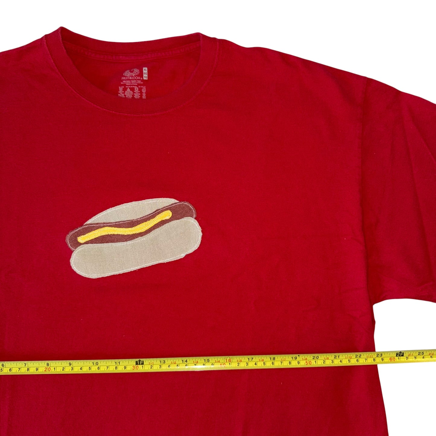 For The Girls, USA - Hot Dog Red Crop (XL)