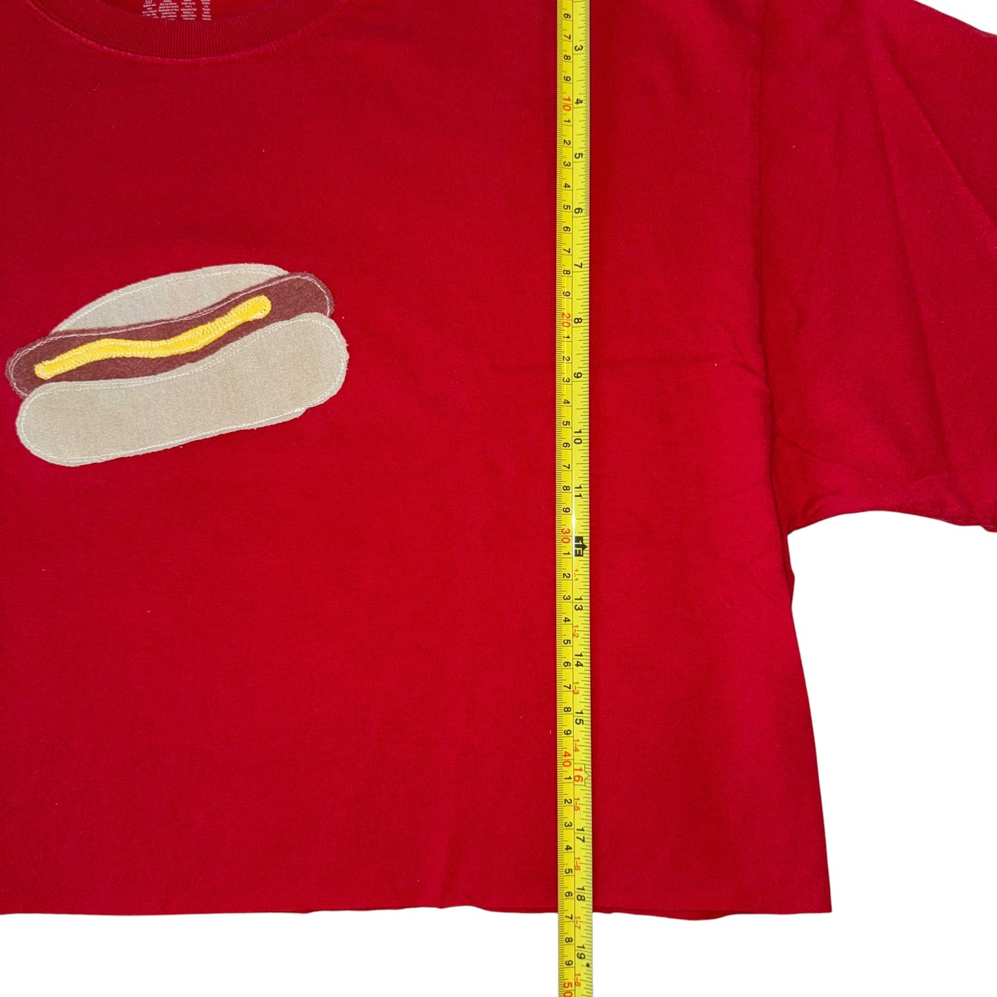 For The Girls, USA - Hot Dog Red Crop (XL)
