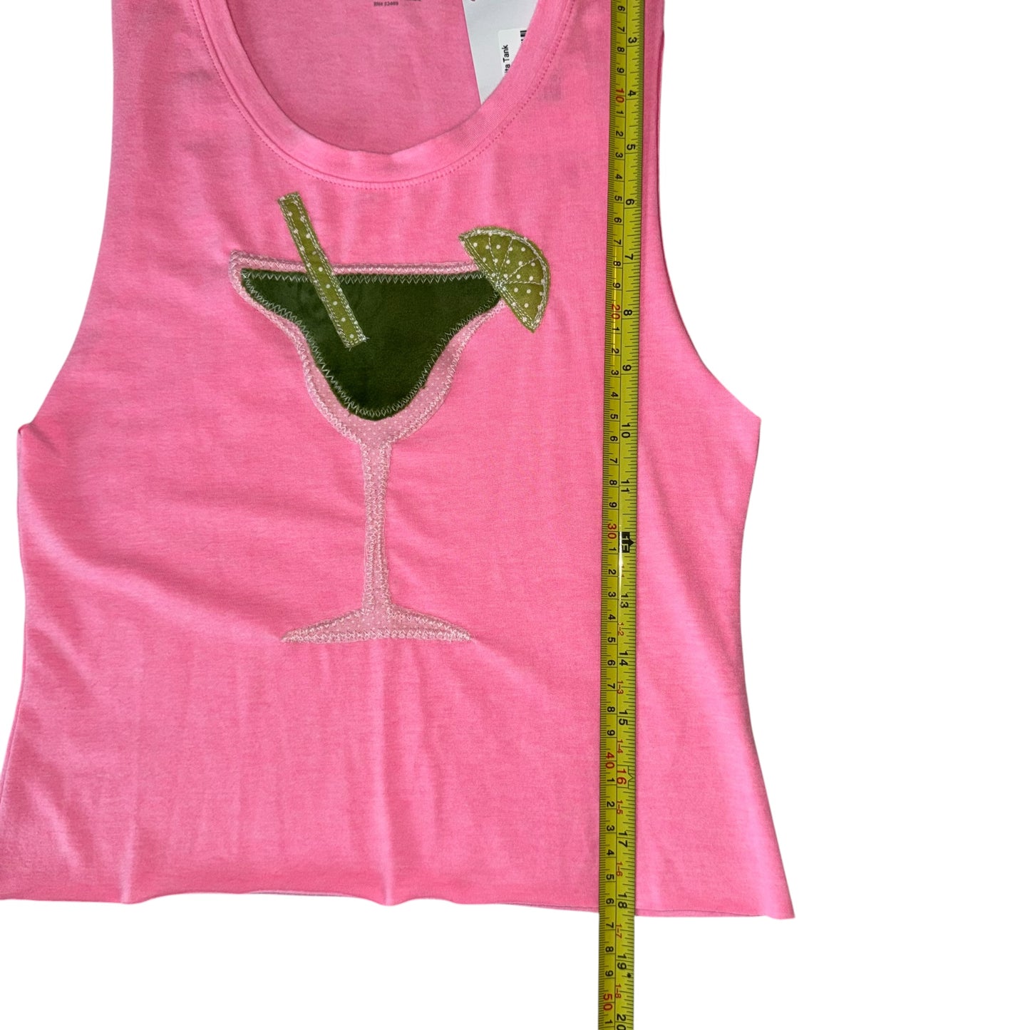 Just a Girl - Margarita Pink Tank (XS)