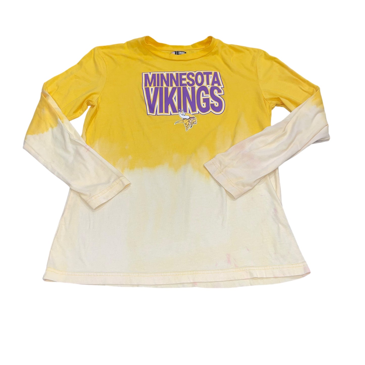 Minnesota Vikings Dip Bleach LS (L)