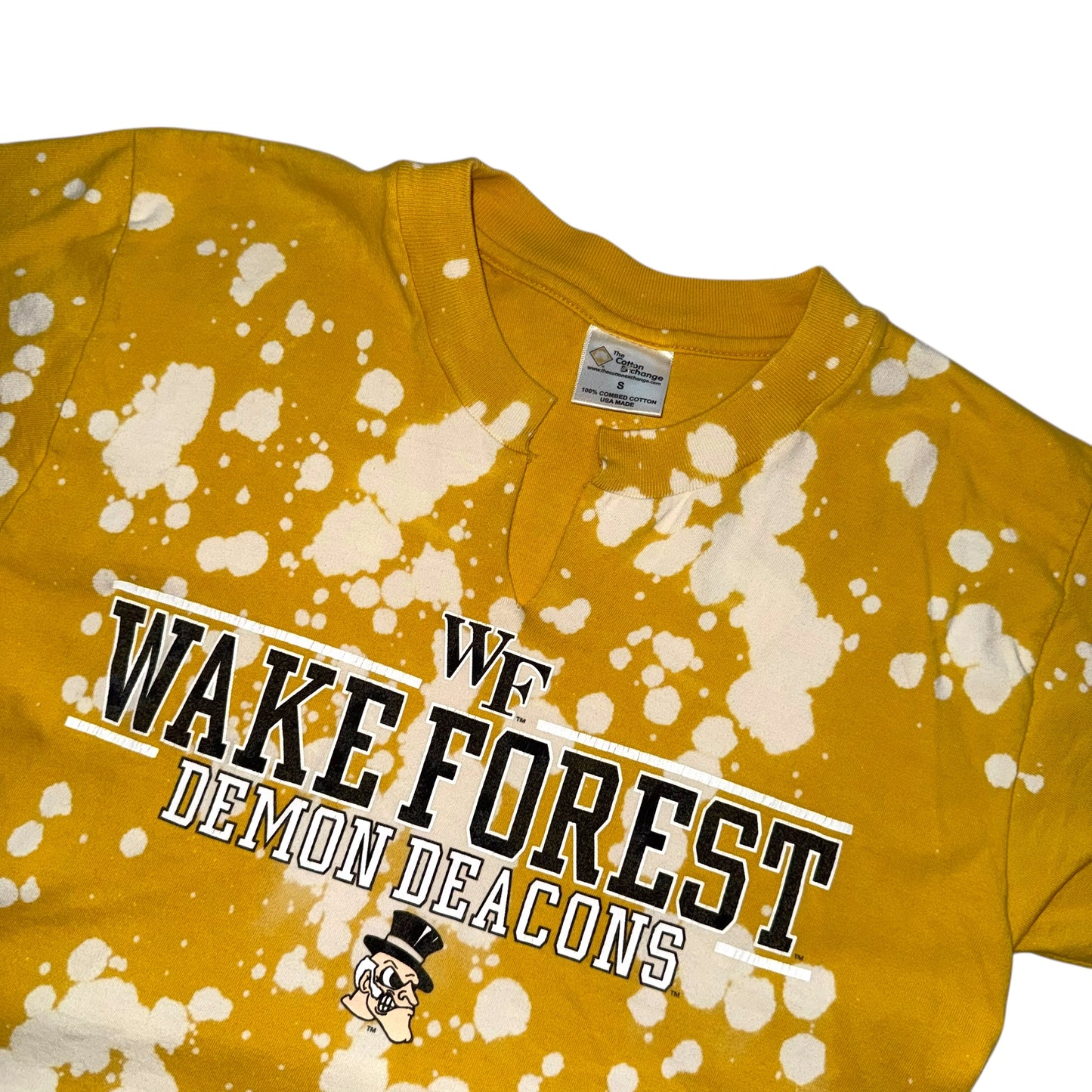 Wake Forest Reworked Bleach Crop (S)