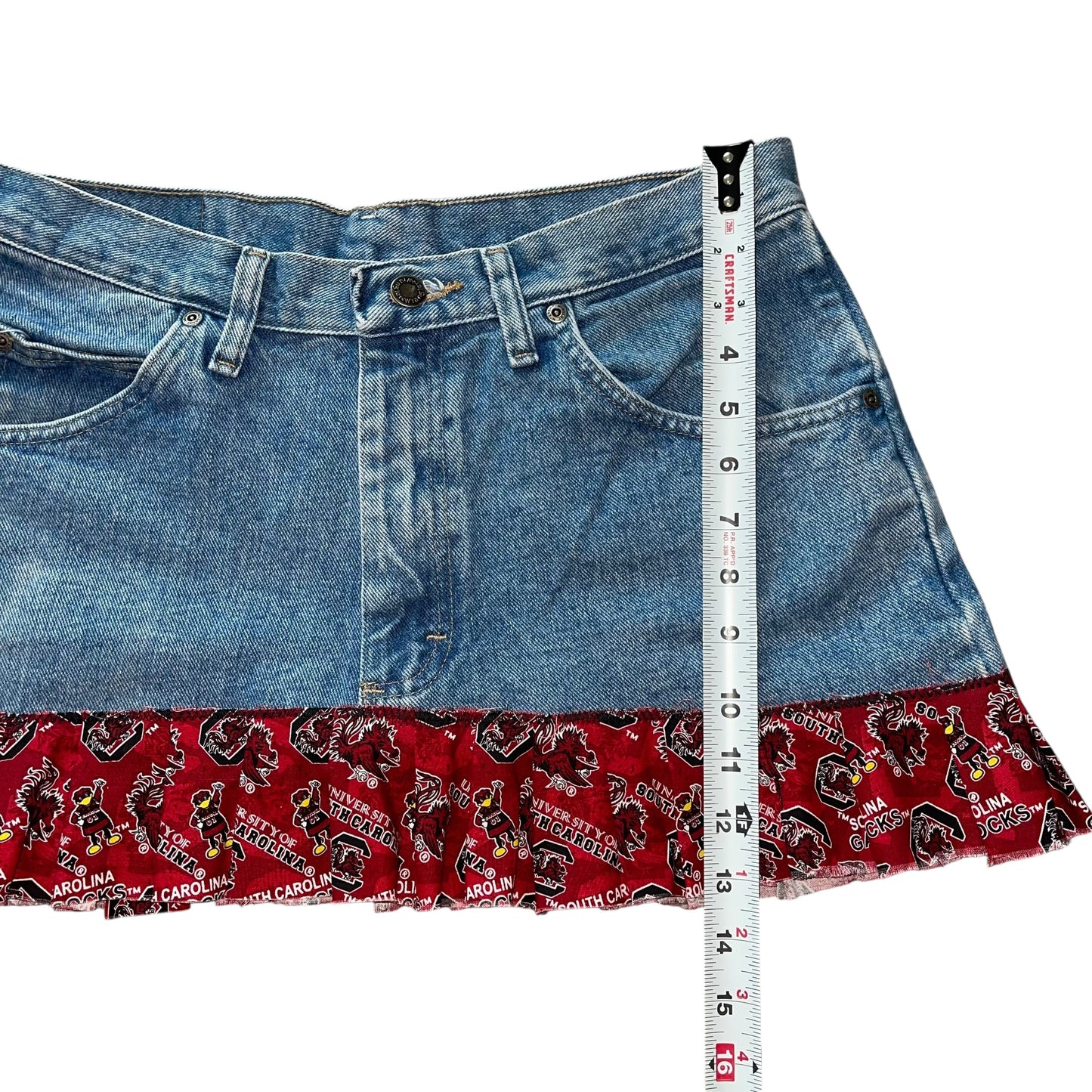 USC South Carolina Ruffle Trim Skirt (32in)
