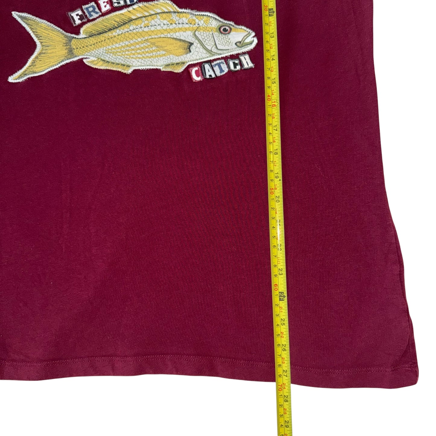 Earthbound - Fresh Catch Burgundy Tank (XL)
