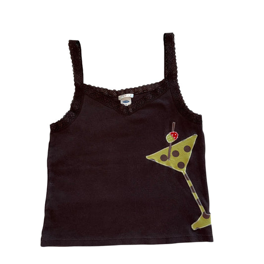 Just a Girl - Dirty Tini Lace Tank (XL)