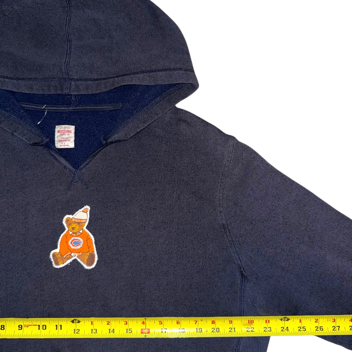 Chicago Bears Upcycled Bear Hoodie (L)