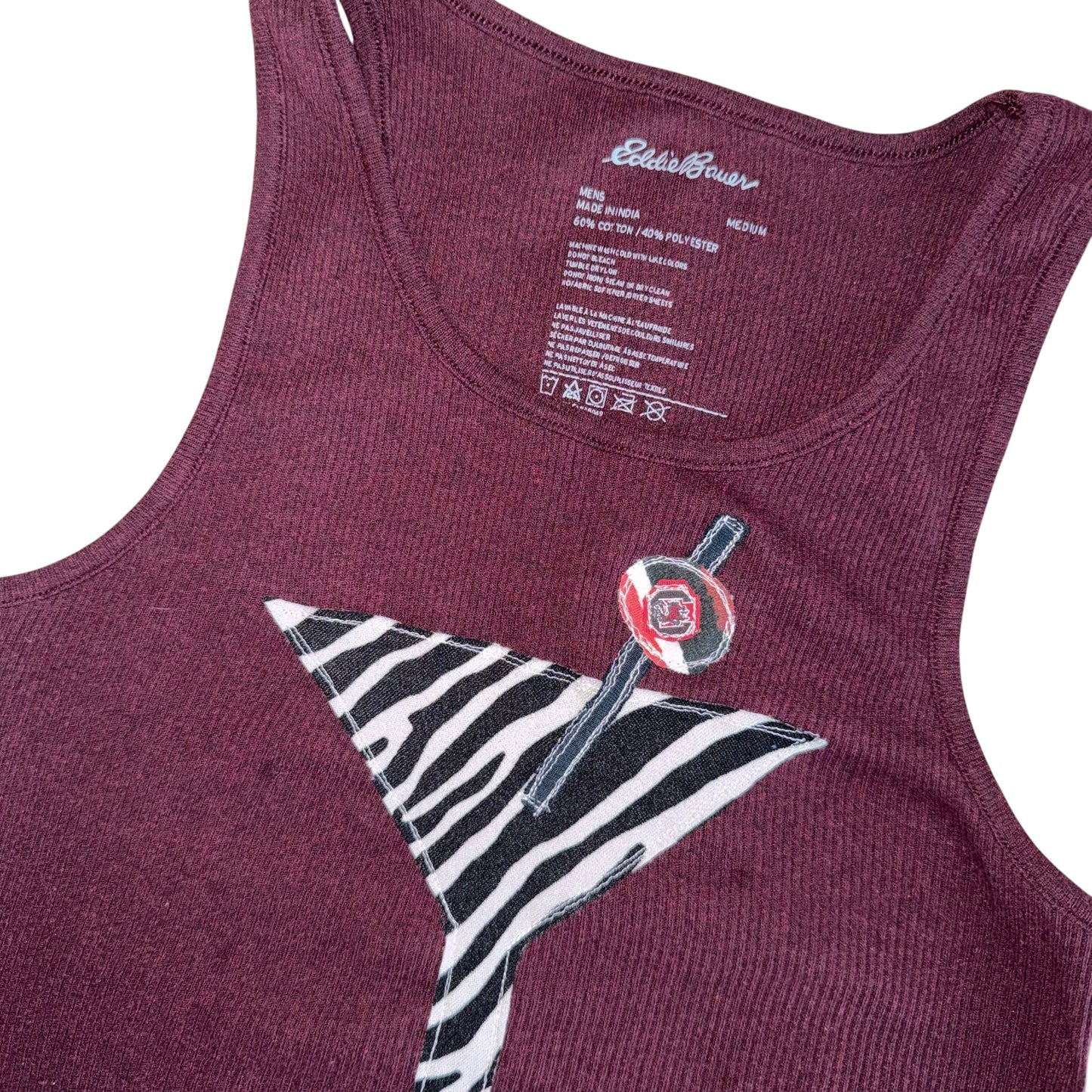 USC South Carolina Upcycled Zebra Martini (M)