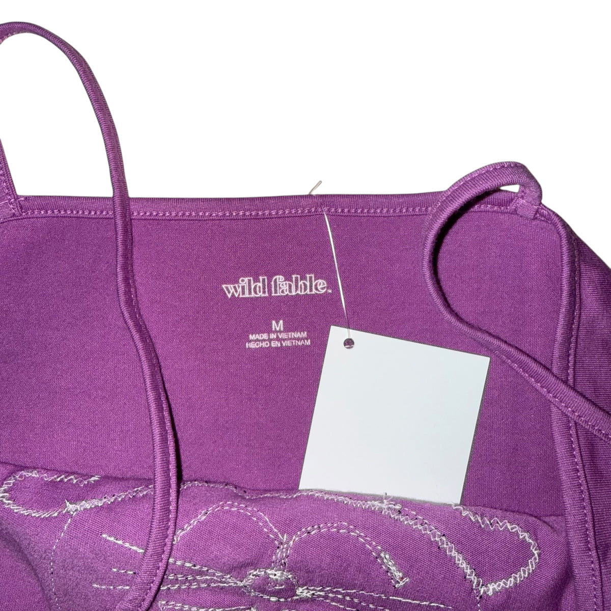 Spooky - Halloween Cat Purple Tank (M)