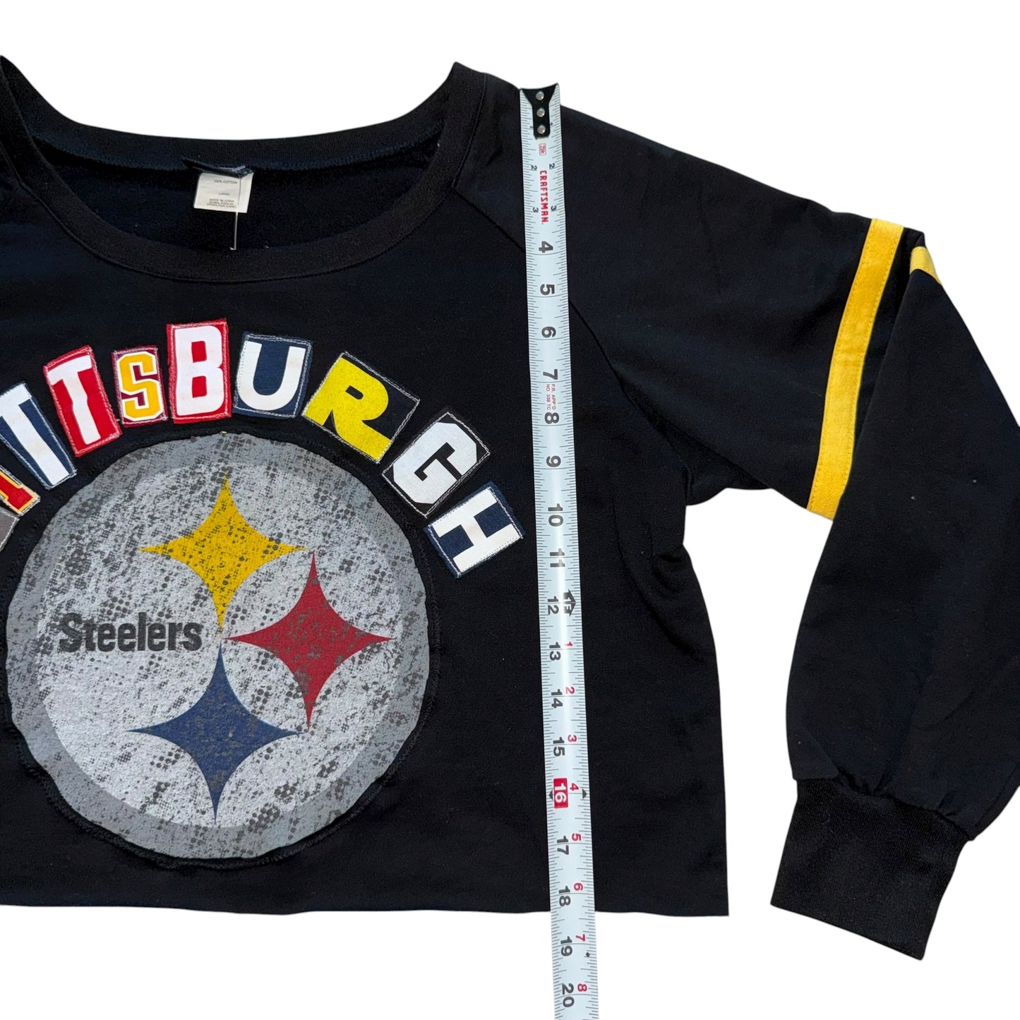 Pittsburgh Steelers Upcycled Crew (L)