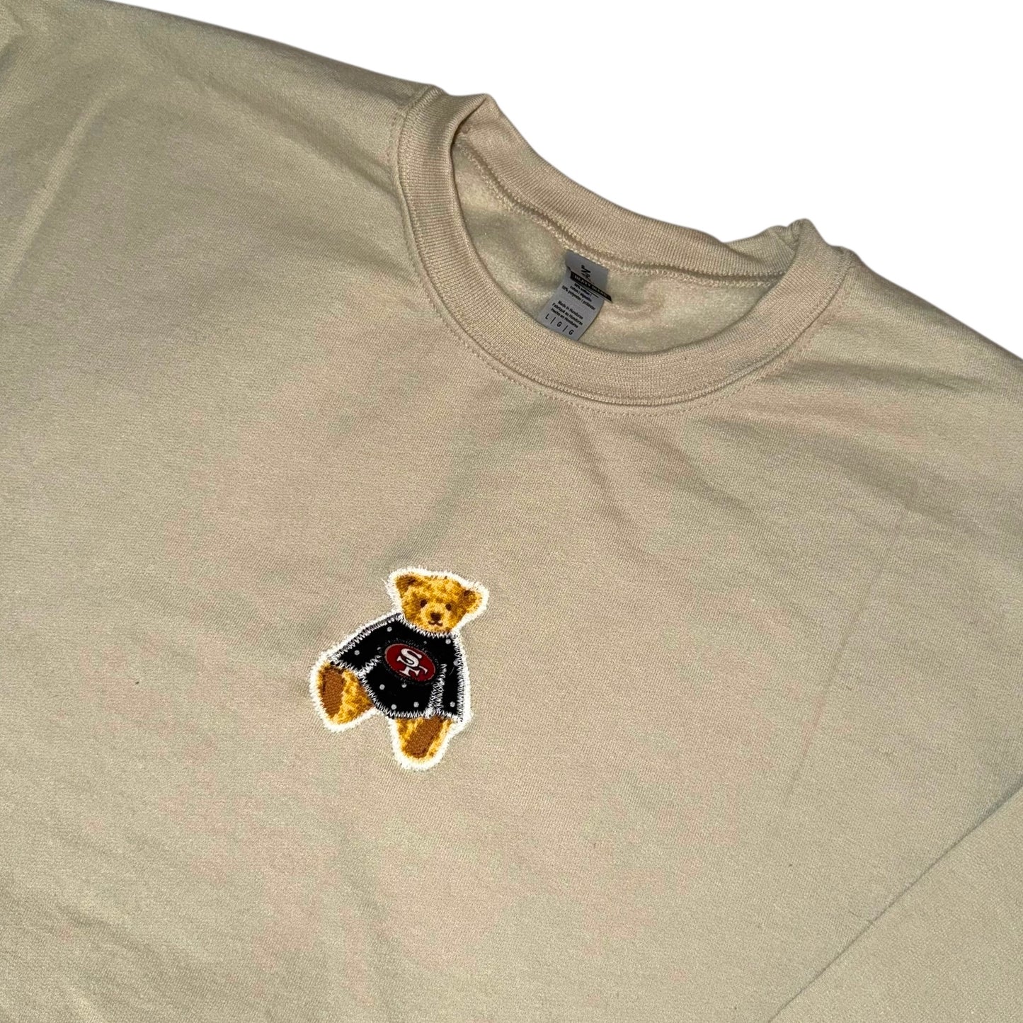 San Francisco 49ers Upcycled Bear (L)