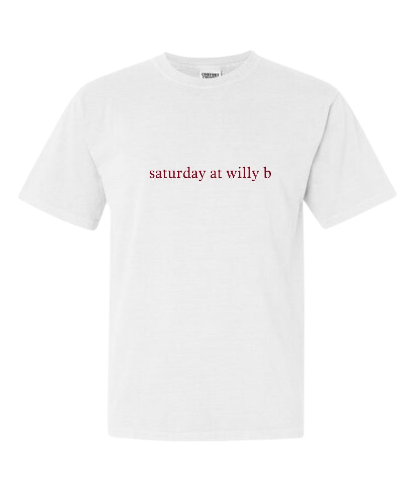 T-SHIRT BAR - Willy B Lowercase Custom Tee
