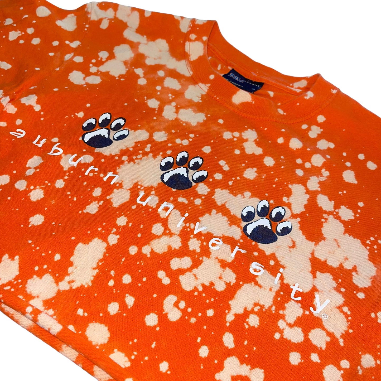 Auburn Bleach Splatter Crop (S)