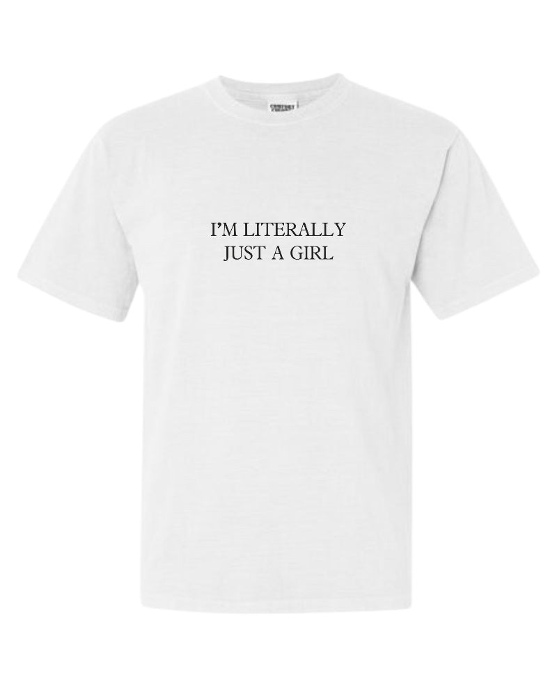 T-SHIRT BAR - Just A Girl Custom Tee