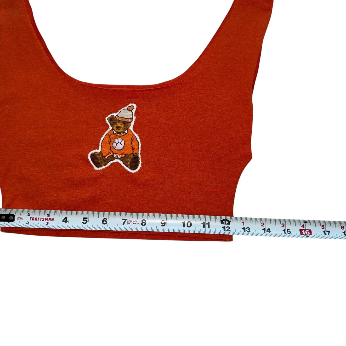Clemson Upcycled Bear Tank (M)