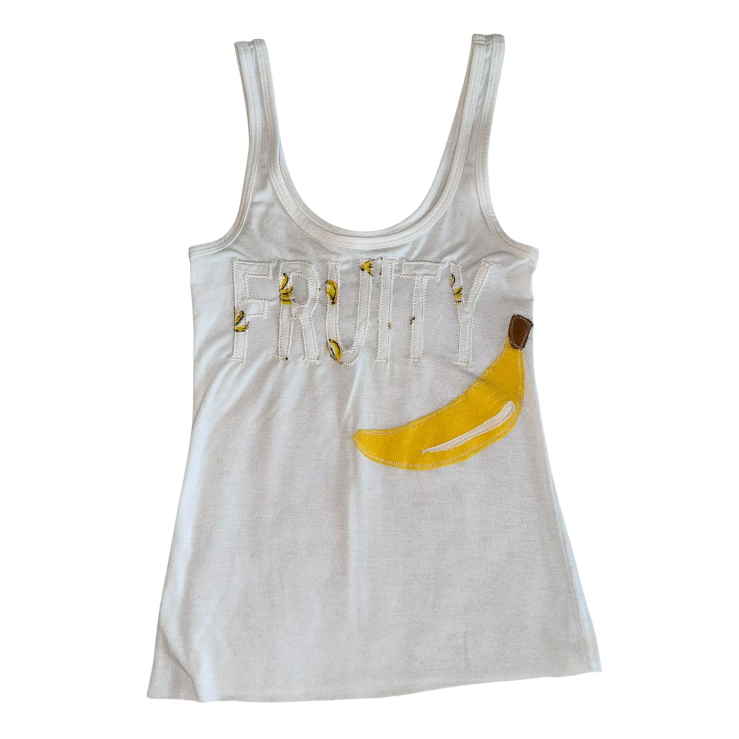 PRIDE - Fruity Banana White Tank (XS)