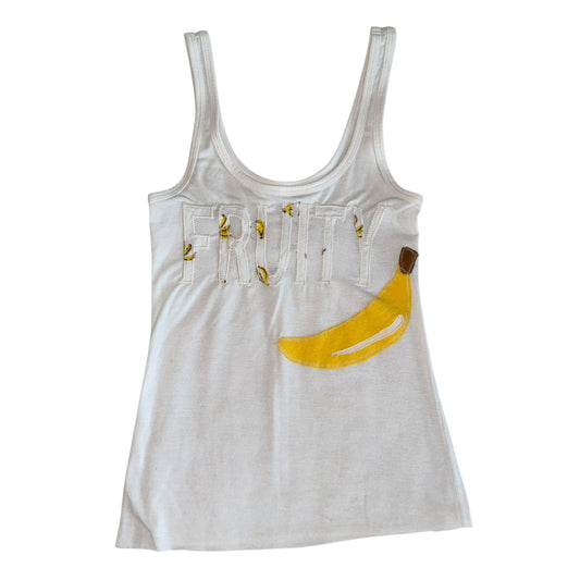 PRIDE - Fruity Banana White Tank (XS)