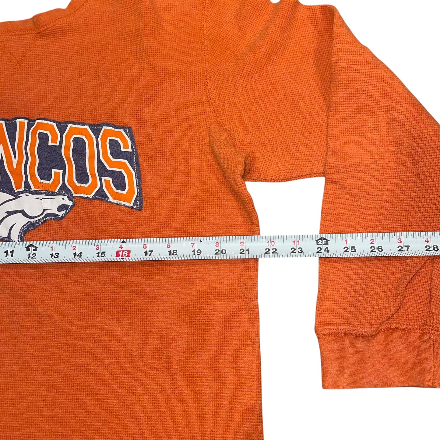 Denver Broncos Patchwork Waffle Long Sleeve (L)