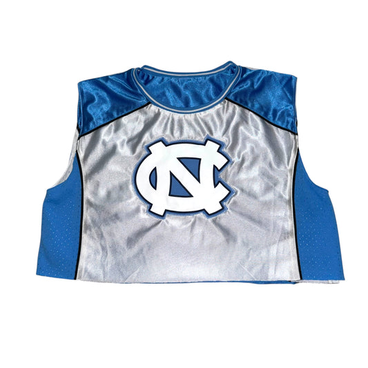 UNC North Carolina Reworked Reversible Jersey Crop (L)
