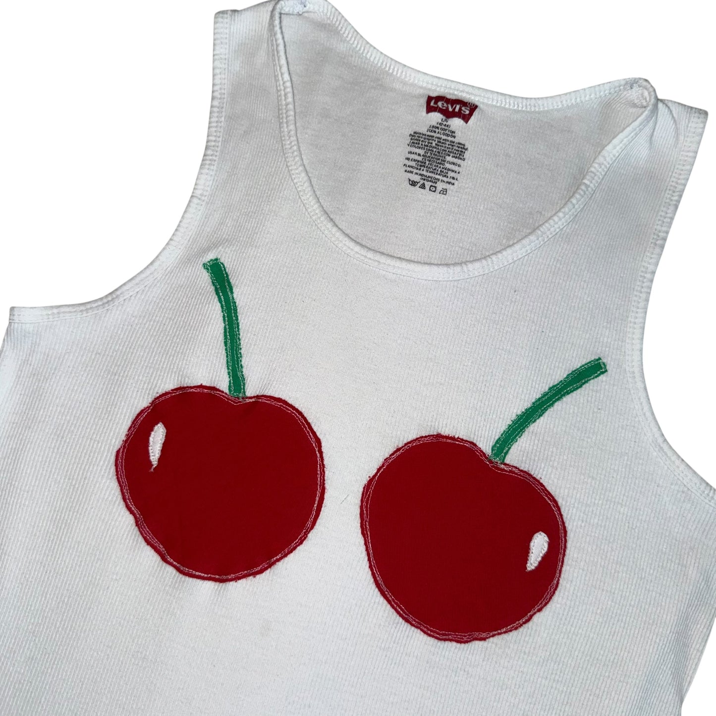 PRIDE - Double Cherry Levi’s Tank (L)