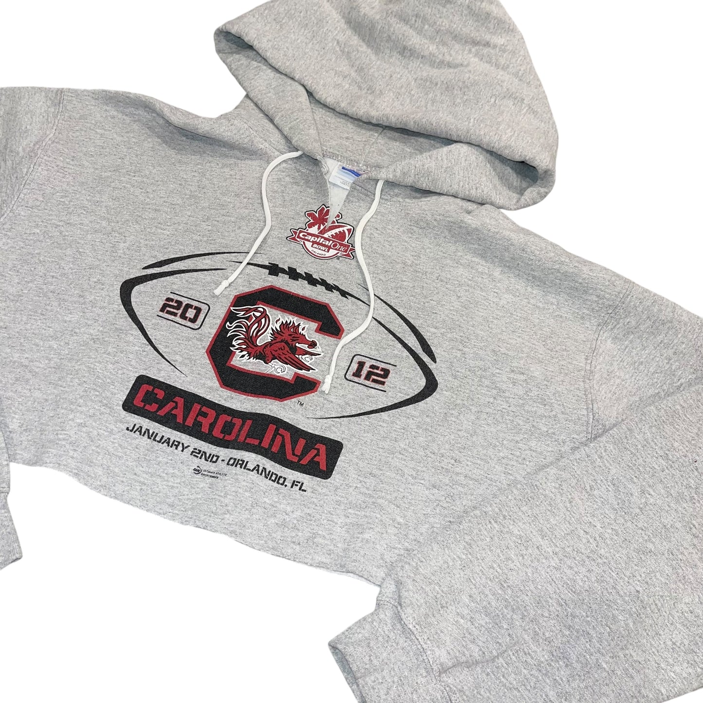 USC South Carolina 2012 Capital One Bowl Cropped Hoodie (L)