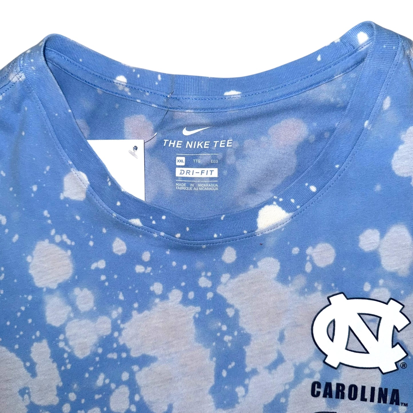 UNC North Carolina Bleach Tee (2XL)
