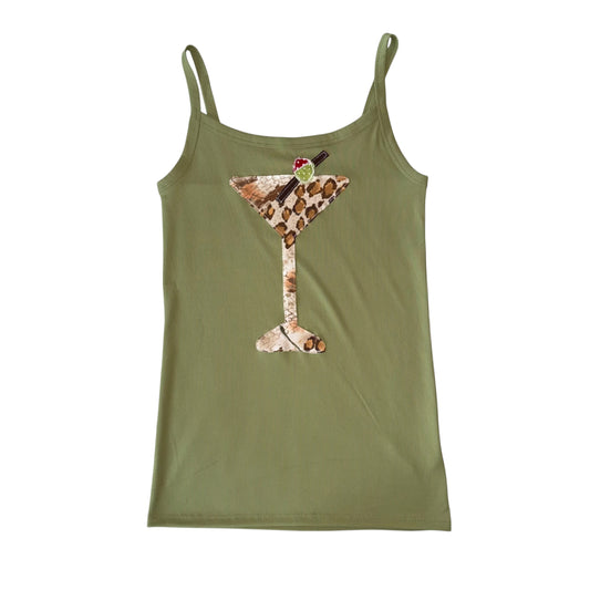 Just a Girl - Animal Print Martini (S)