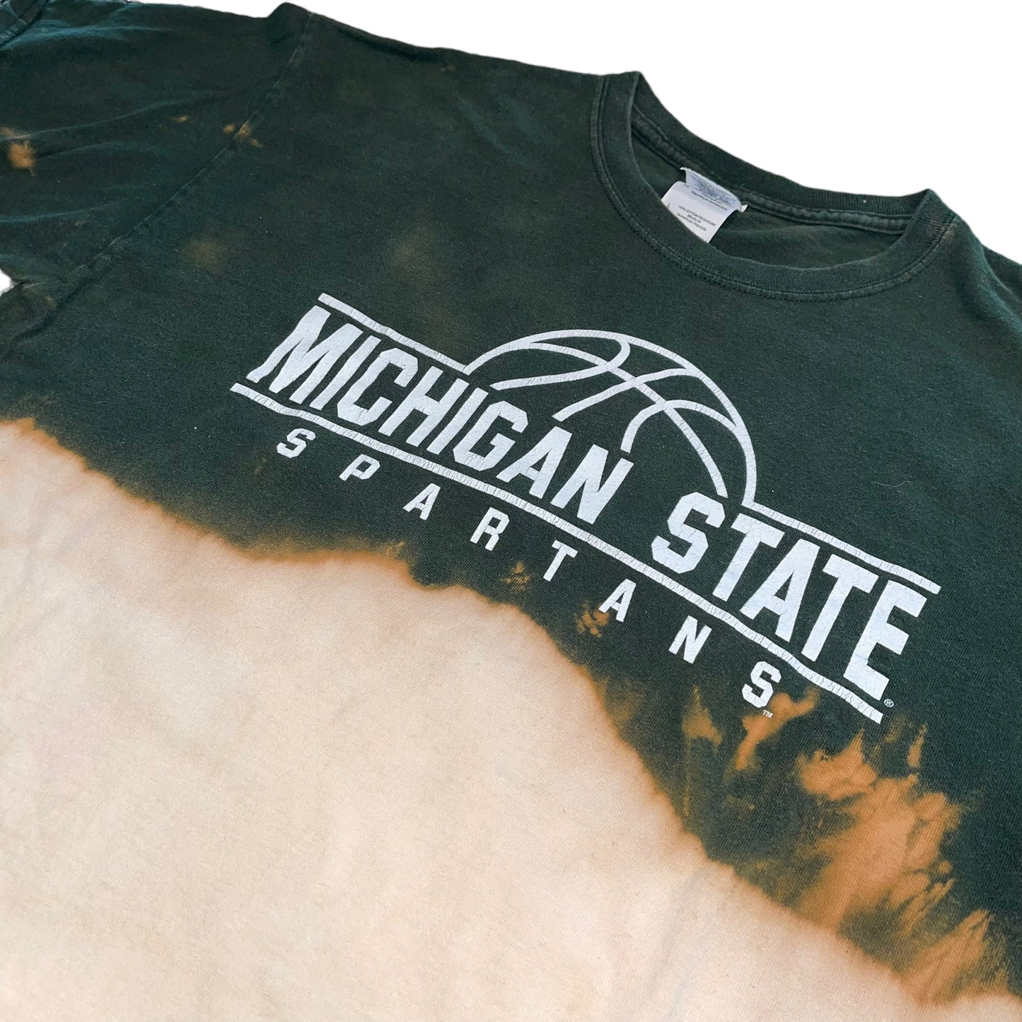 Michigan State Bleach Tee (L)