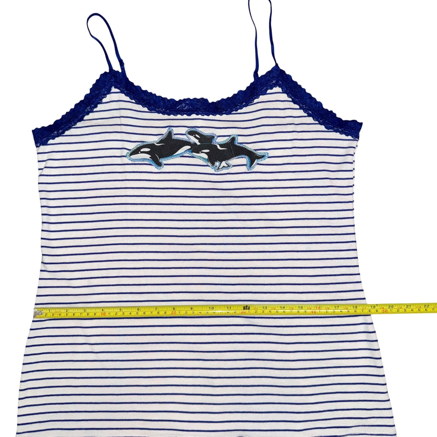 Earthbound - Striped Blue Shamoo Tank (2XL)