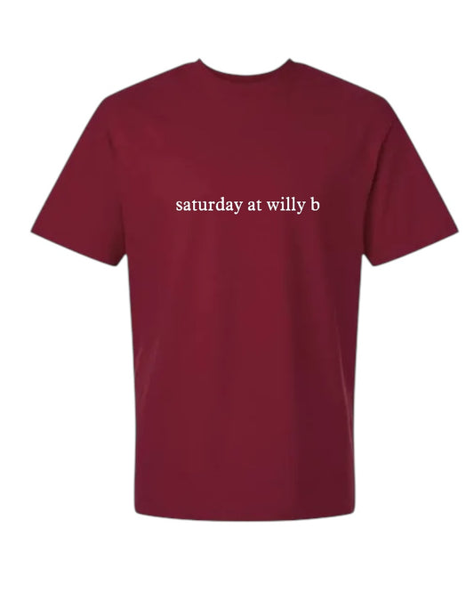 T-SHIRT BAR - Willy B Lowercase Custom Tee