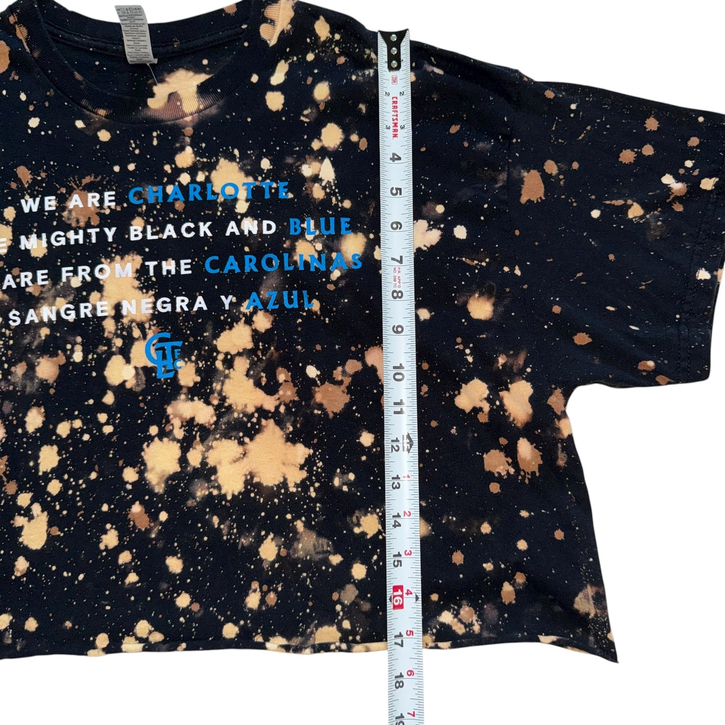 CLT - Charlotte FC Custom Bleach Crop (XL)