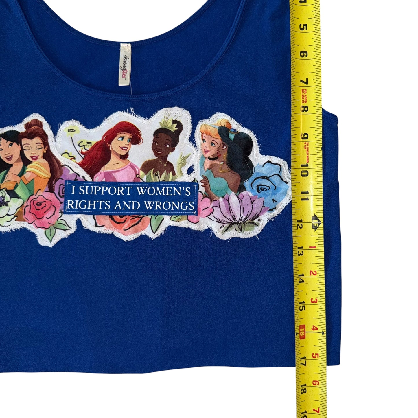 Just a Girl - Princess Besties Blue Tank (M/L)