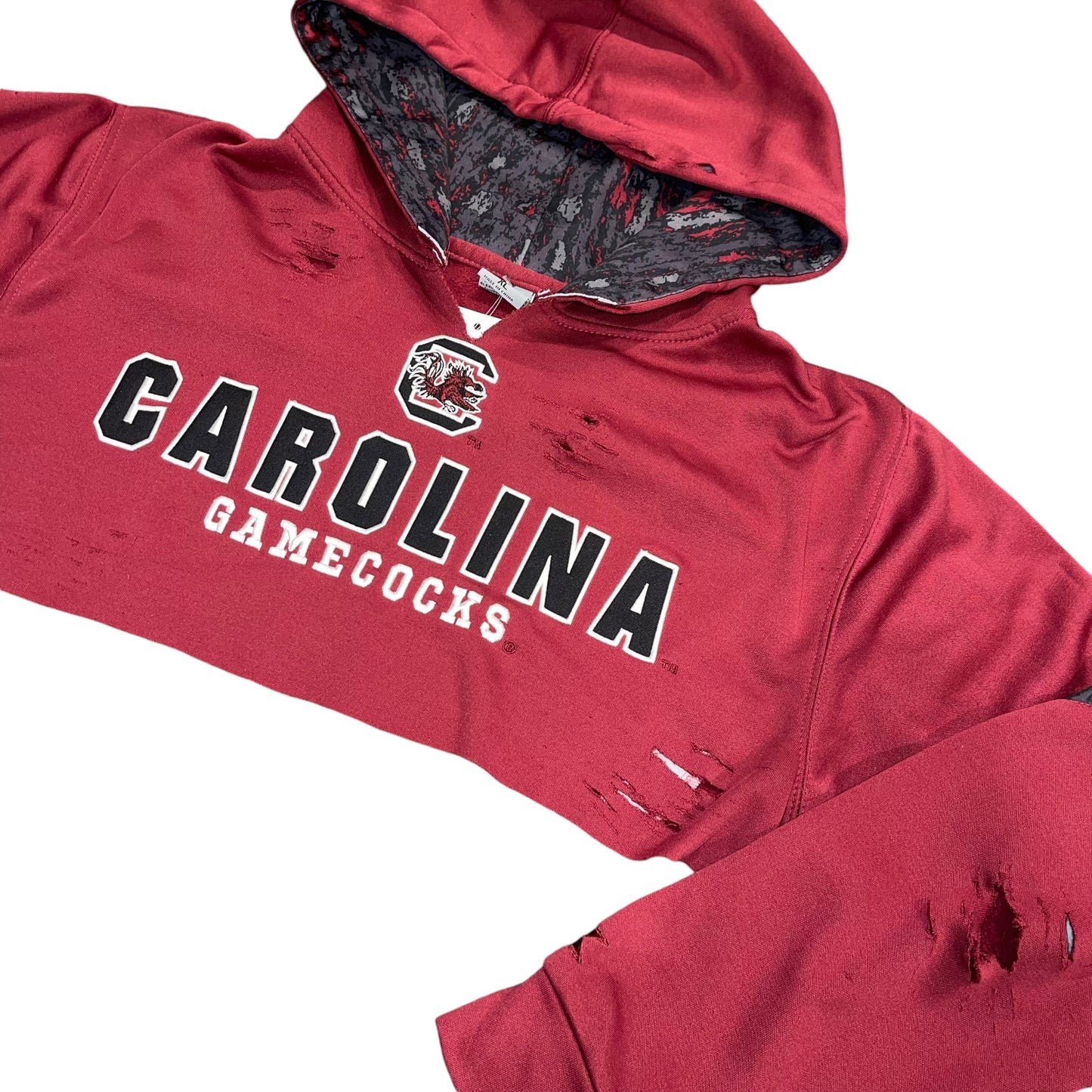 USC South Carolina Distressed Hoodie (YXL)