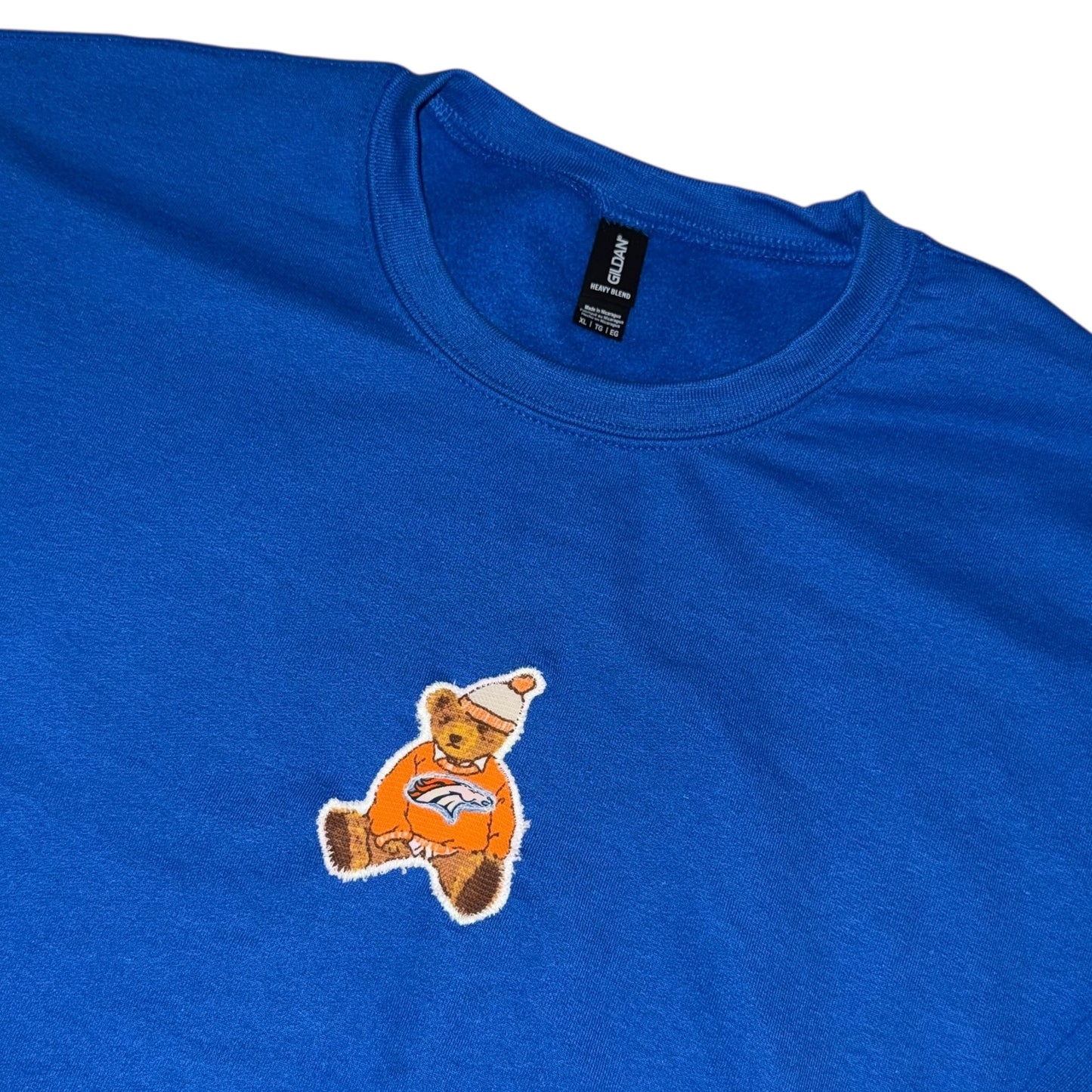 Denver Broncos Upcycled Bear (XL)