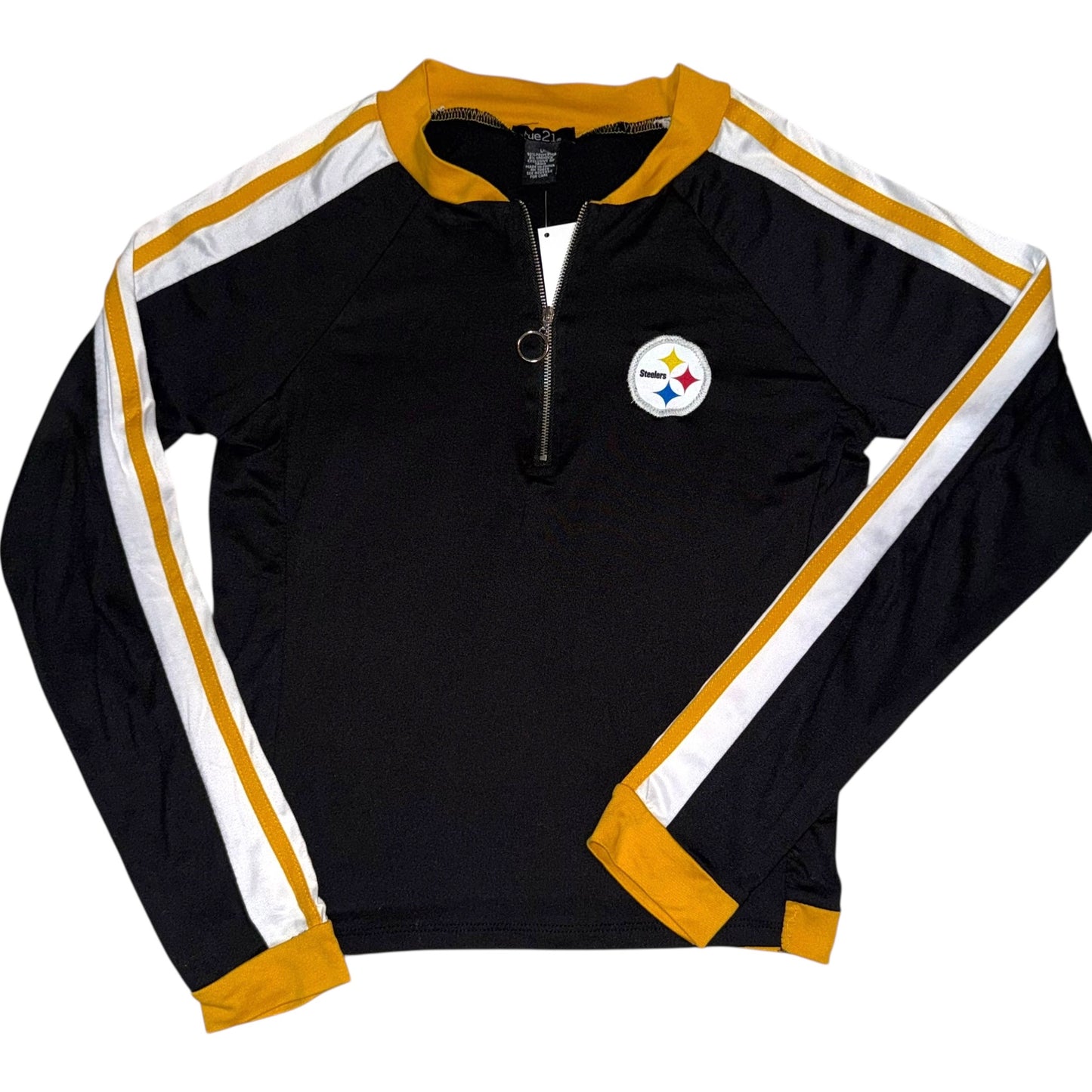 Pittsburgh Steelers Upcycled Zip Top (M/L)