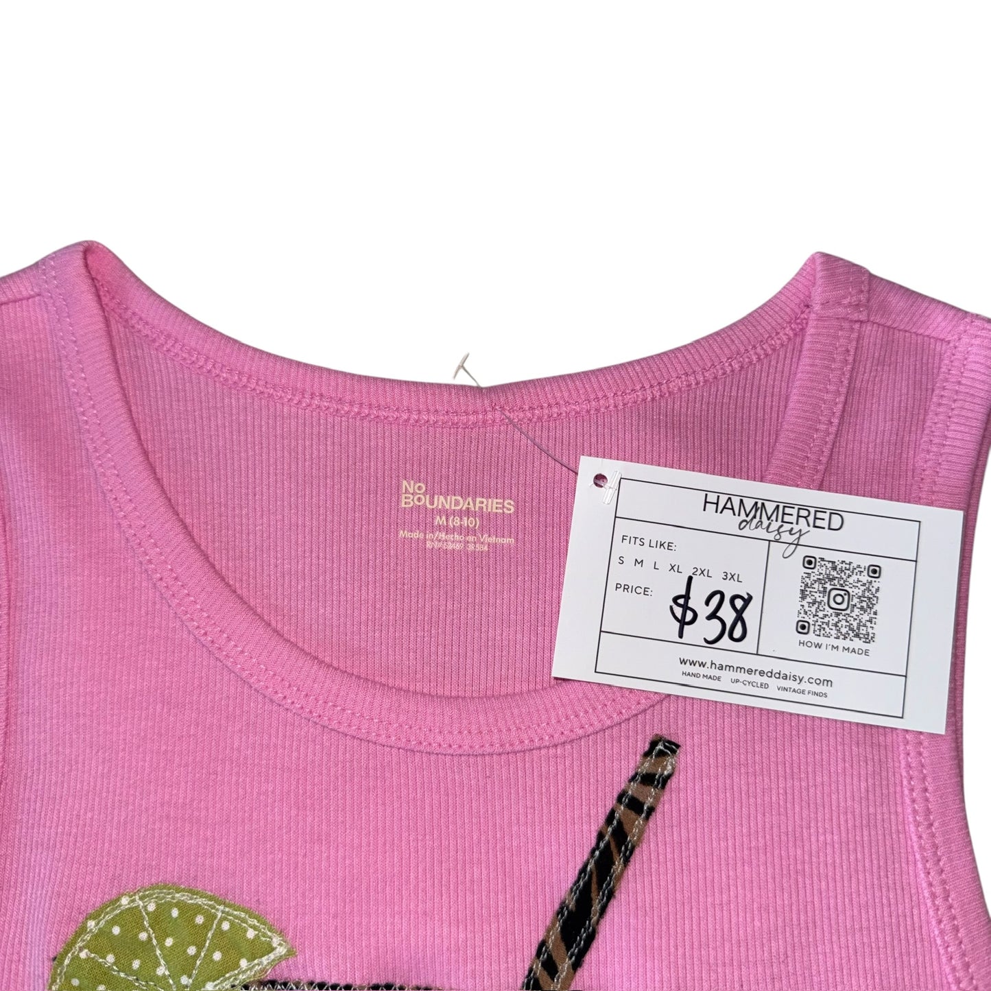 Just a Girl-Pink/Animal Print Martini (M)