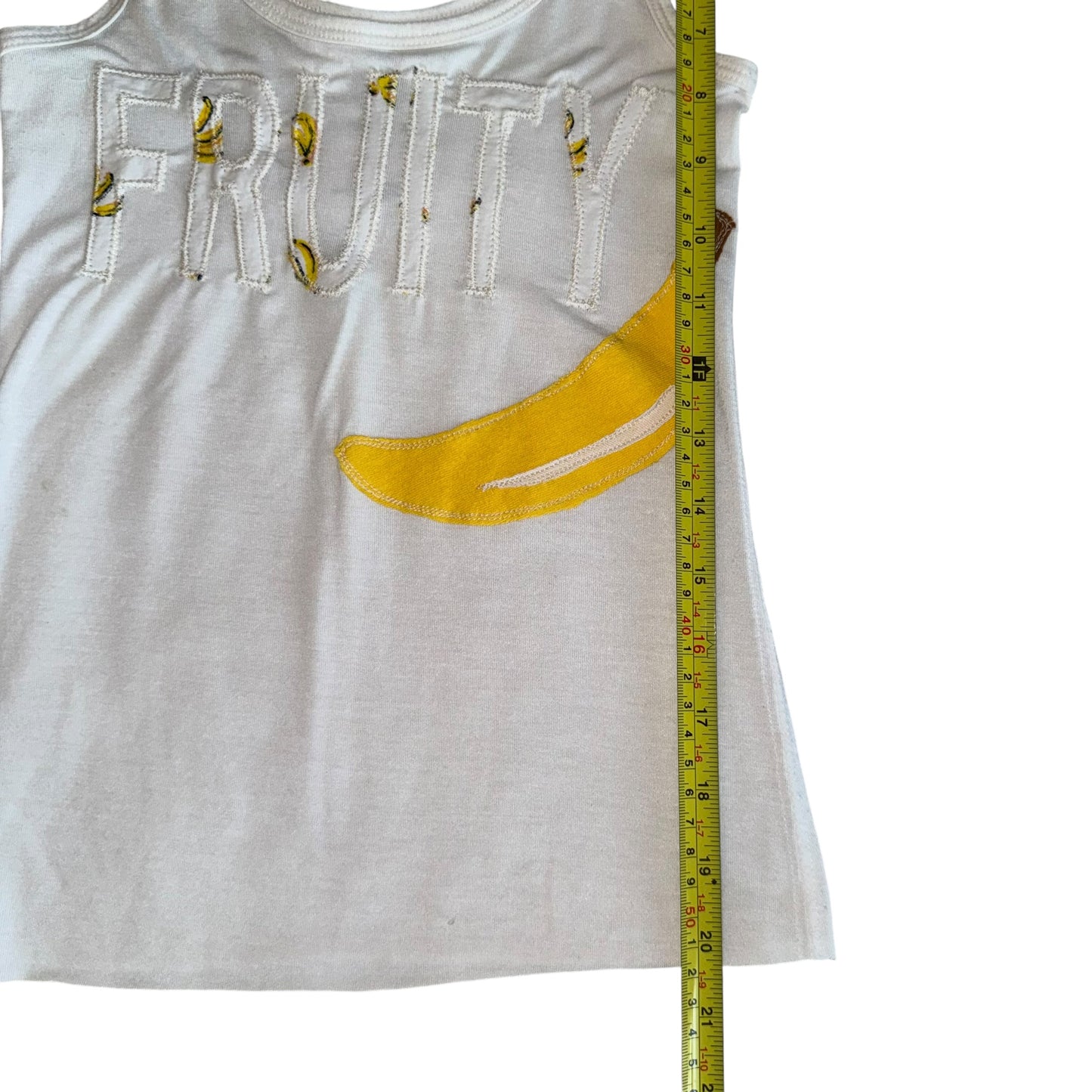PRIDE - Fruity Banana White Tank (XS)