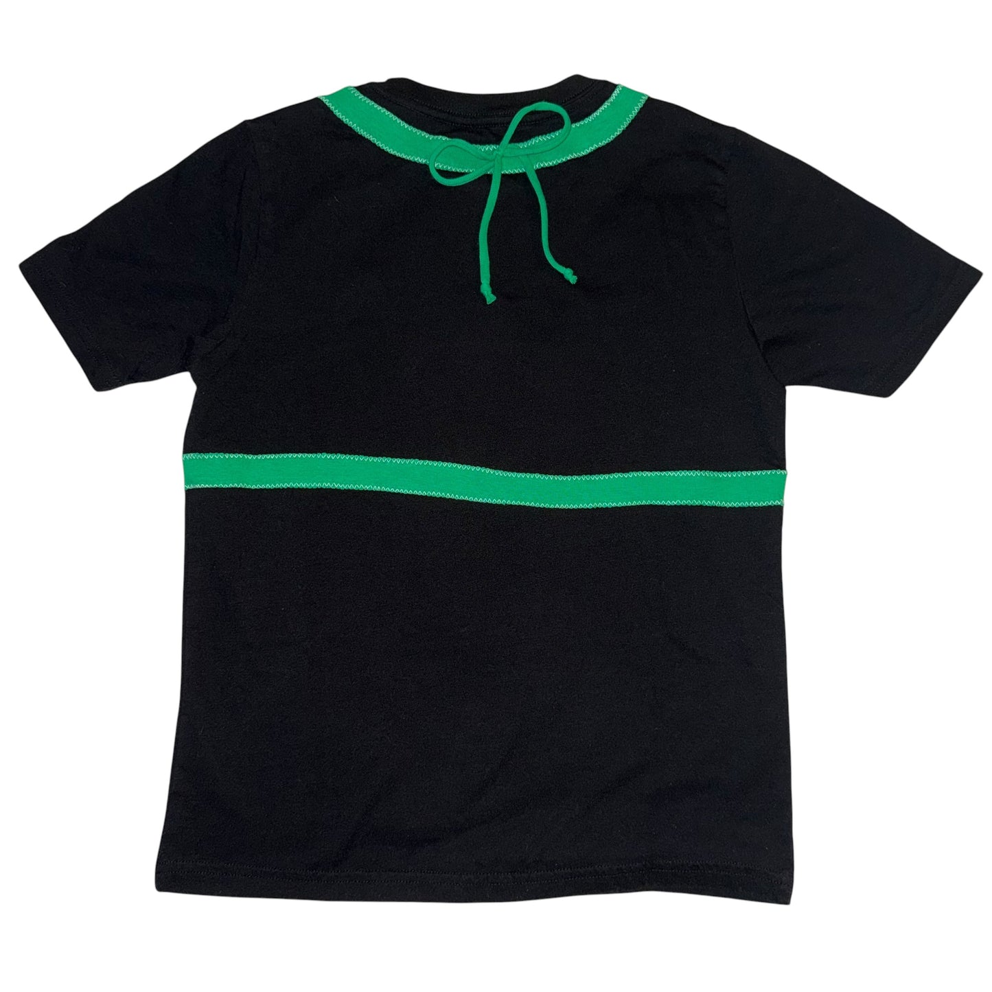 Earthbound - Funky Print Black Bikini Tee (YL/AXS)