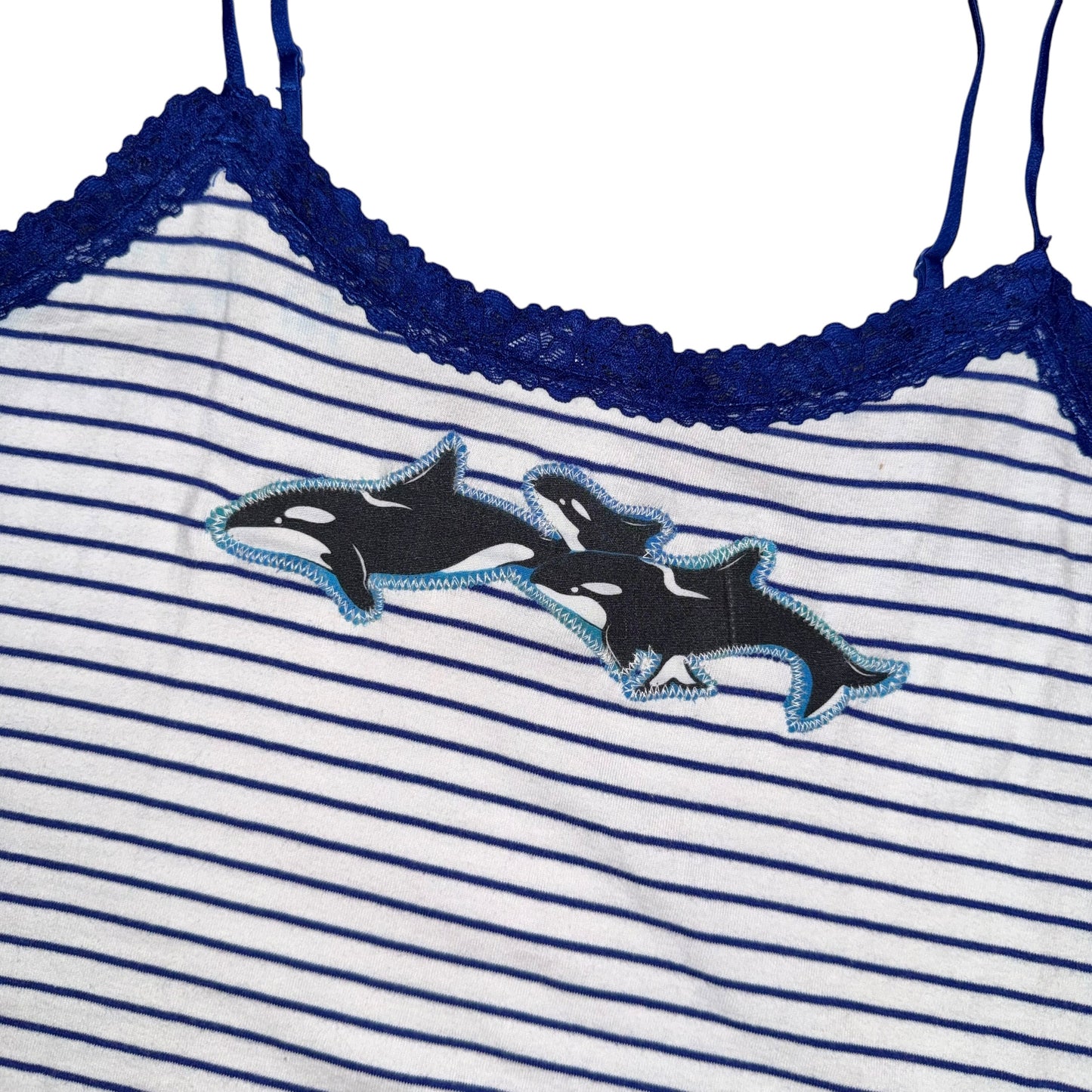 Earthbound - Striped Blue Shamoo Tank (2XL)