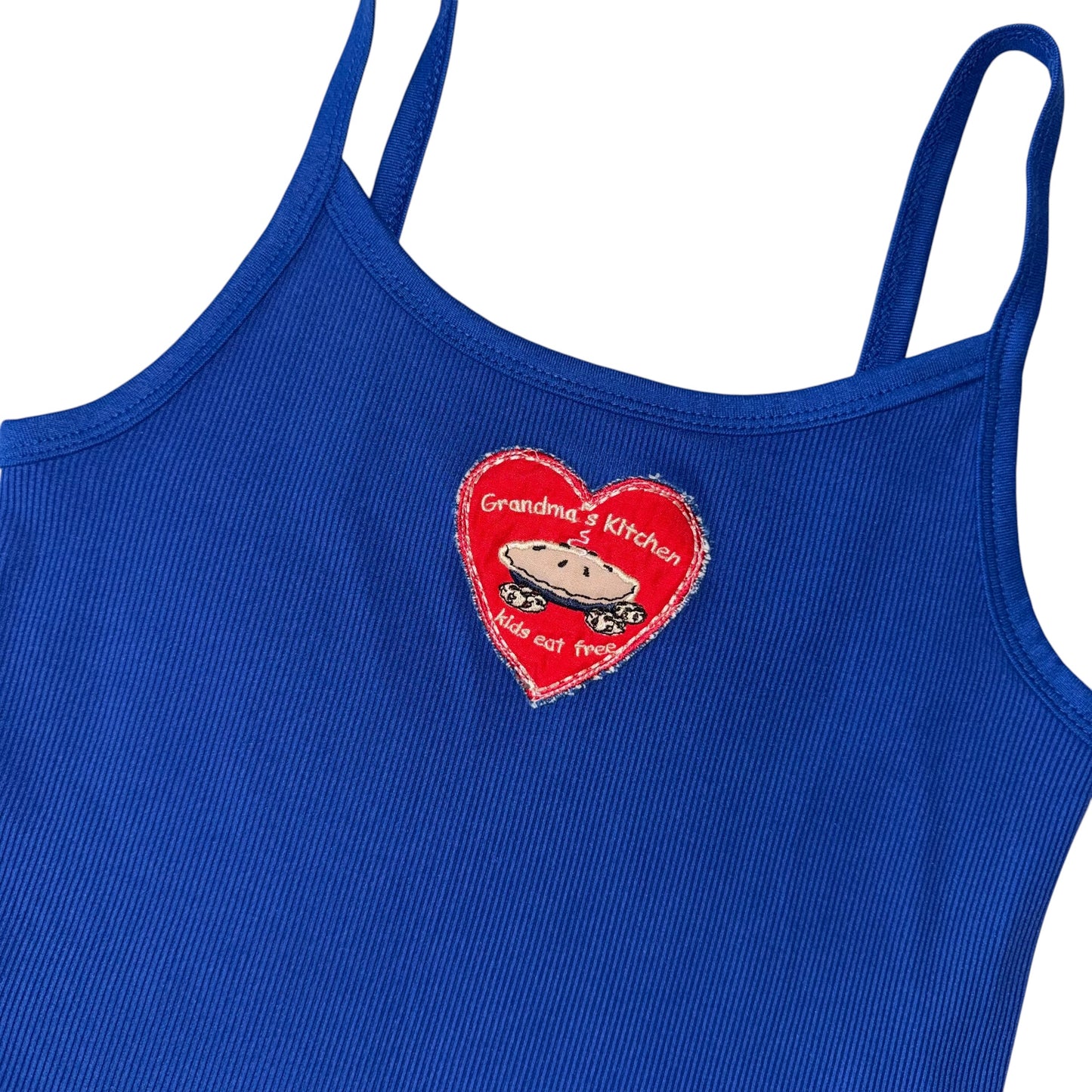 For The Girls, USA - Grandma’s Kitchen Blue Tank (S)