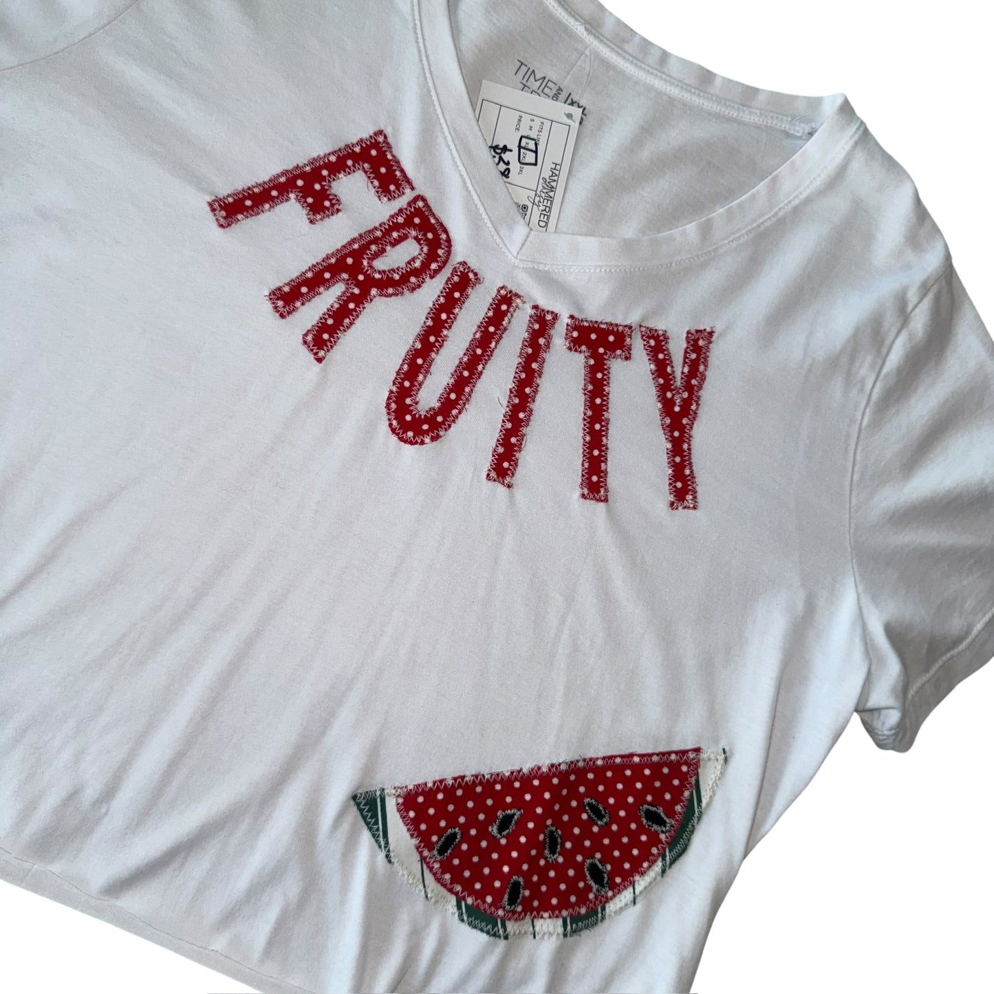 PRIDE-Fruity Watermelon White Top (XL/2XL)