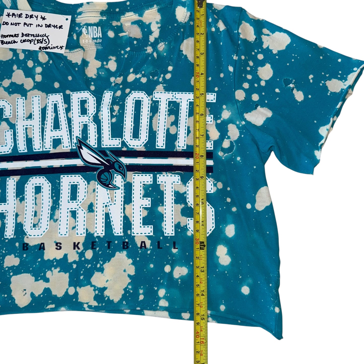 CLT - Hornets Distressed Bleach Tee (XS/S)