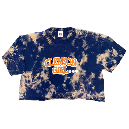 Clemson Girl Cropped Tee (S)